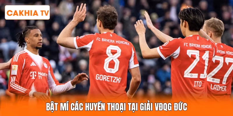 Bật mí các huyền thoại tại giải VĐQG Đức