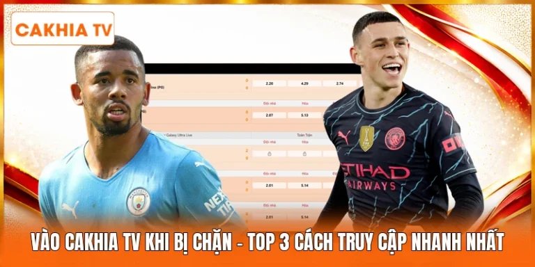 Vào Cakhia Tv Khi Bị Chặn | Top 3 Cách Truy Cập Nhanh Nhất